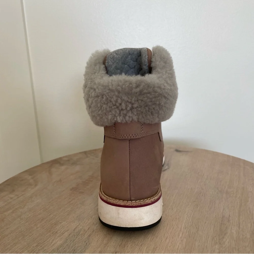 Women’s Cole Haan Grand Explore Waterproof HIKER BOOTS 9.5 B- Twilight Mauve - Picture 3 of 12